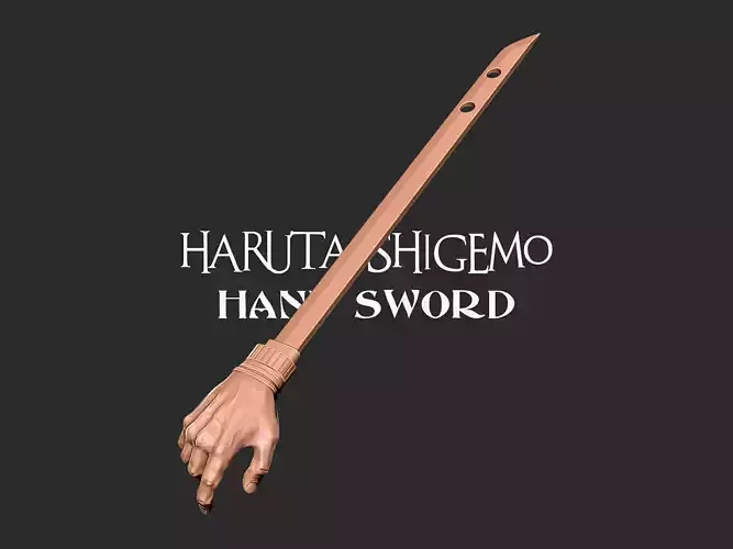 Shigemo Hand Sword - Jujutsu Kaisen Cosplay 3D print model