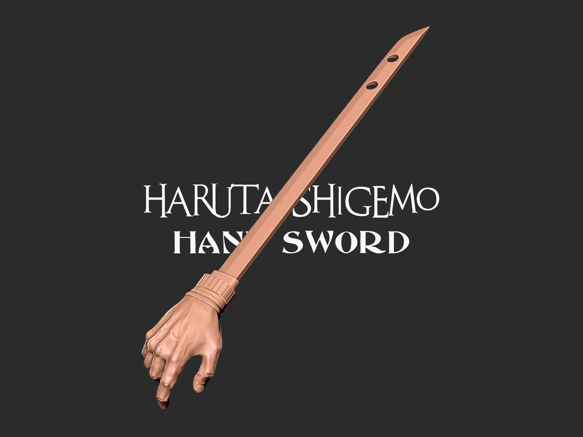 Shigemo Hand Sword - Jujutsu Kaisen Cosplay 3D print model_0