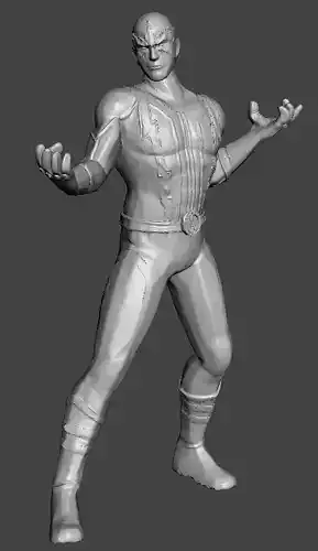 Electro 3d STL model ready for printing with supports 