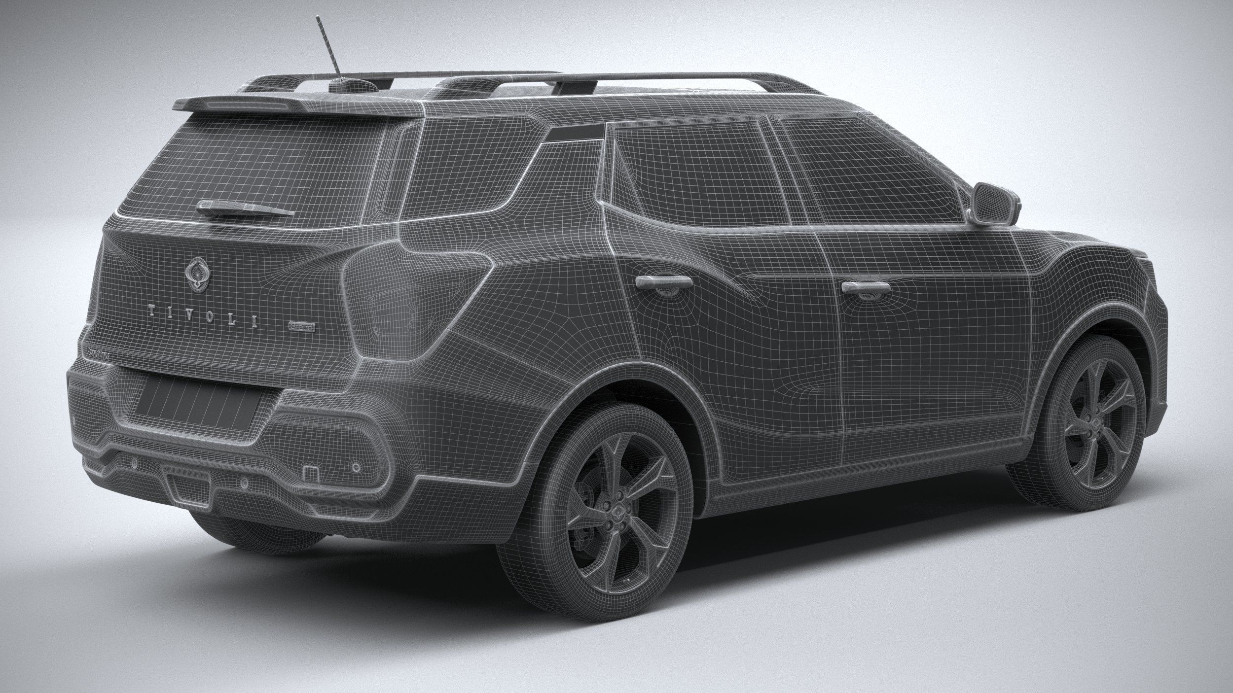 SsangYong Tivoli Grand 2024 3D model_27