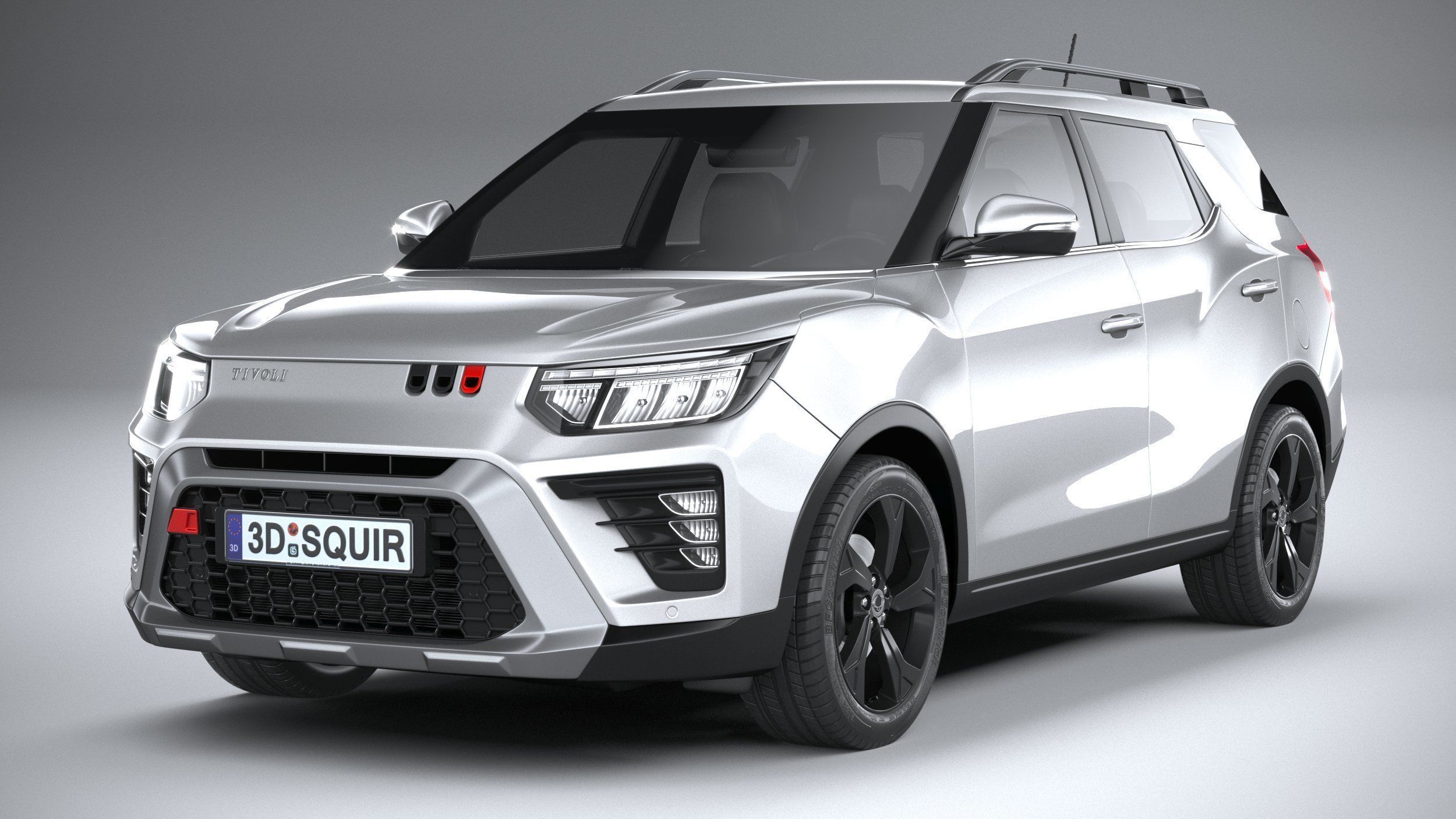 SsangYong Tivoli Grand 2024 3D model_2