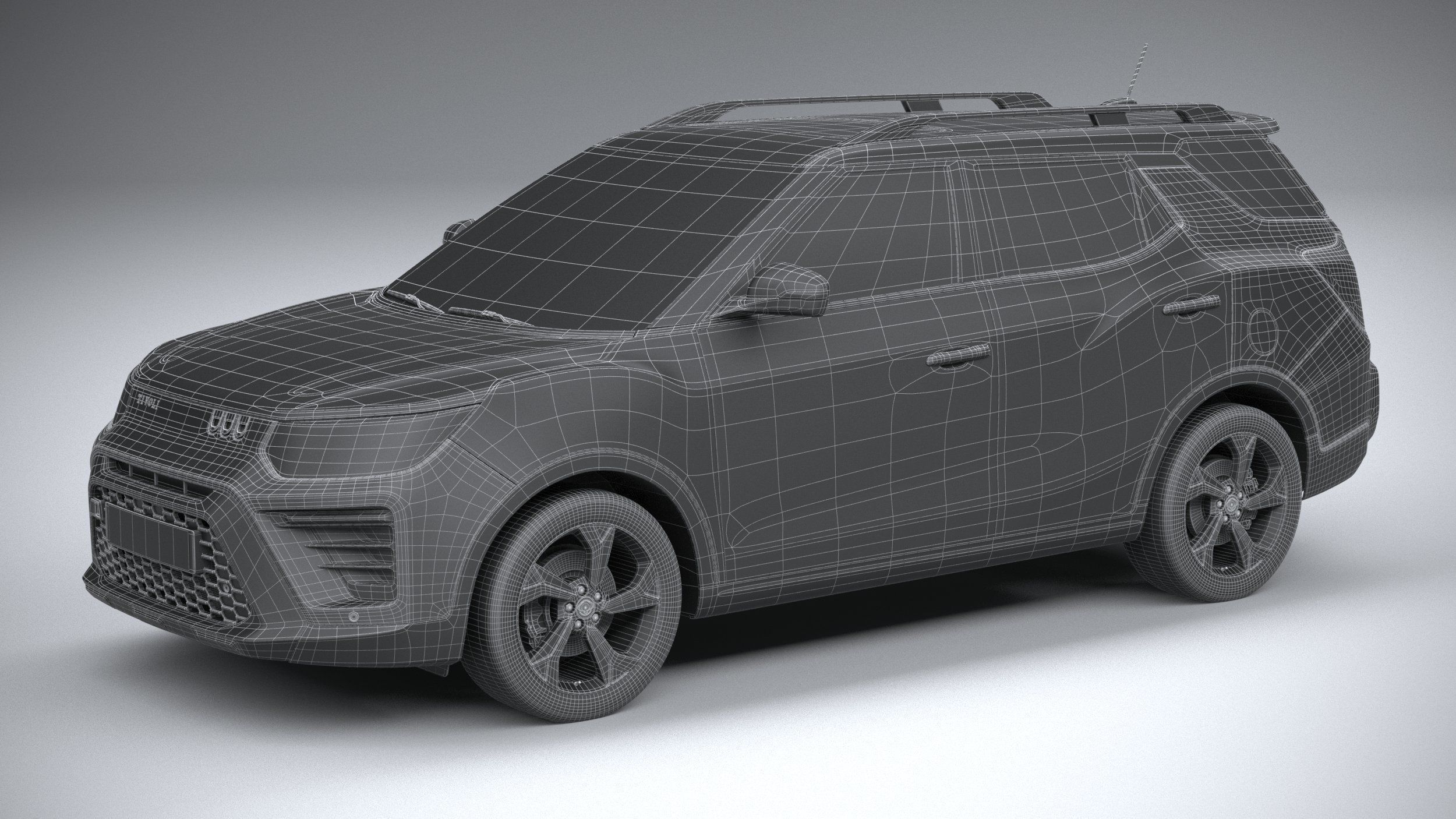 SsangYong Tivoli Grand 2024 3D model_28