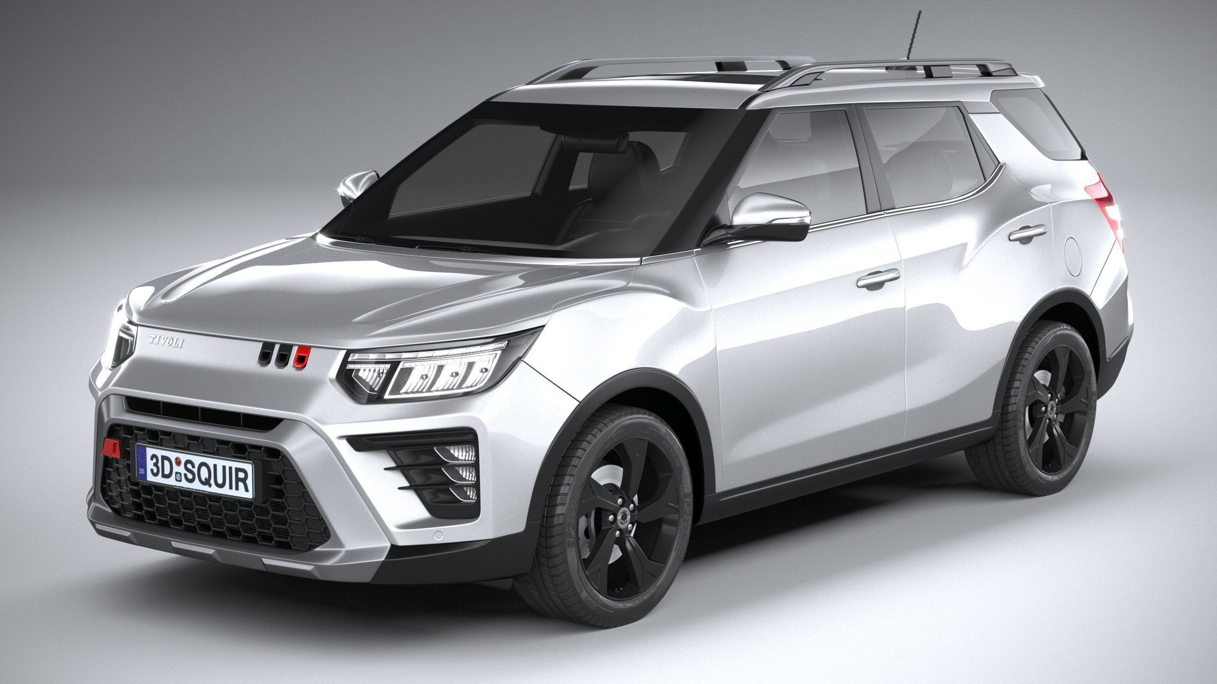 SsangYong Tivoli Grand 2024 3D model_1