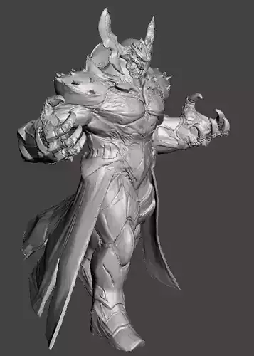 Dormammu standing 3d printing ready STL model 