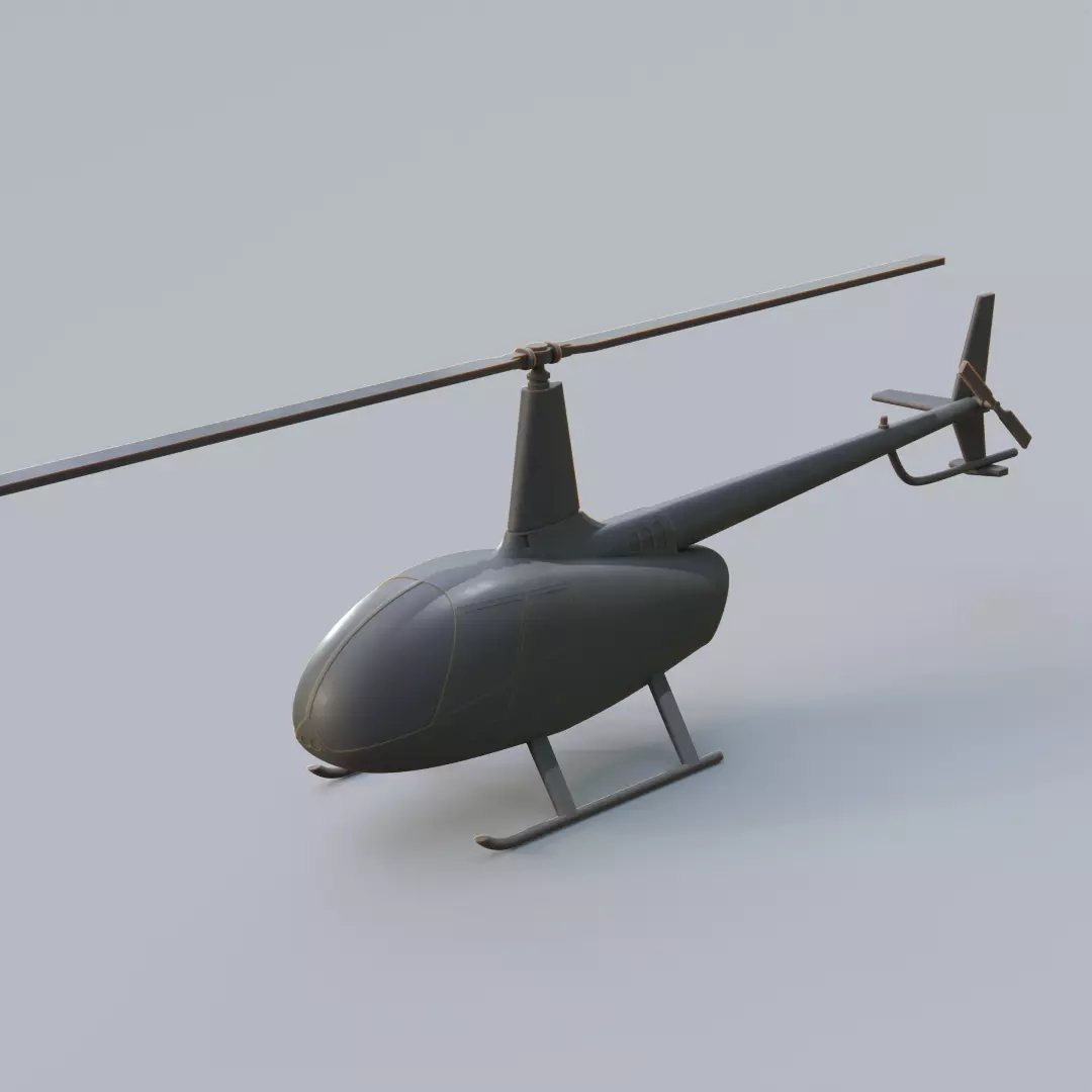 robinson r66 3D print model_0