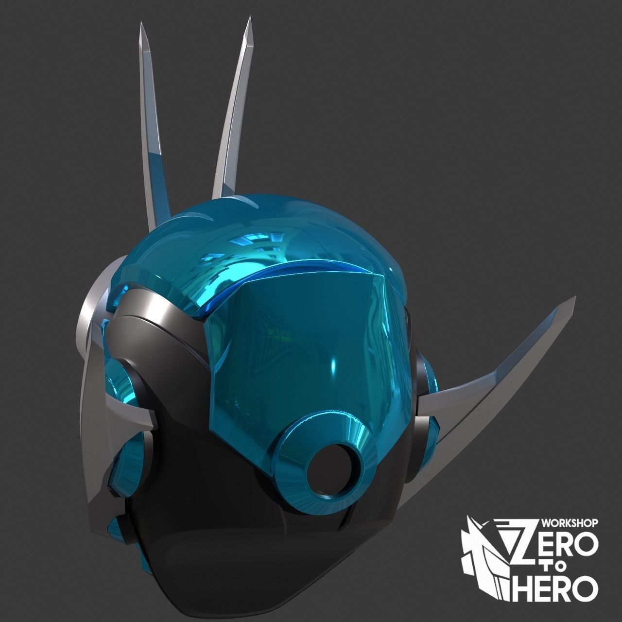 Combo of Kamen Rider Gotchard and Fire Gotchard Helmet 3D print model_6