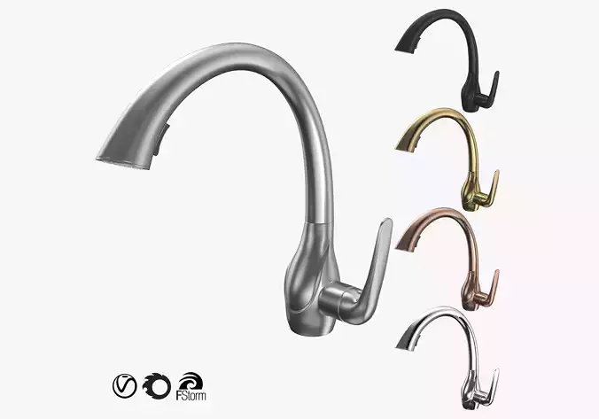 Tap Oubao OB-D02 Faucet 3D model