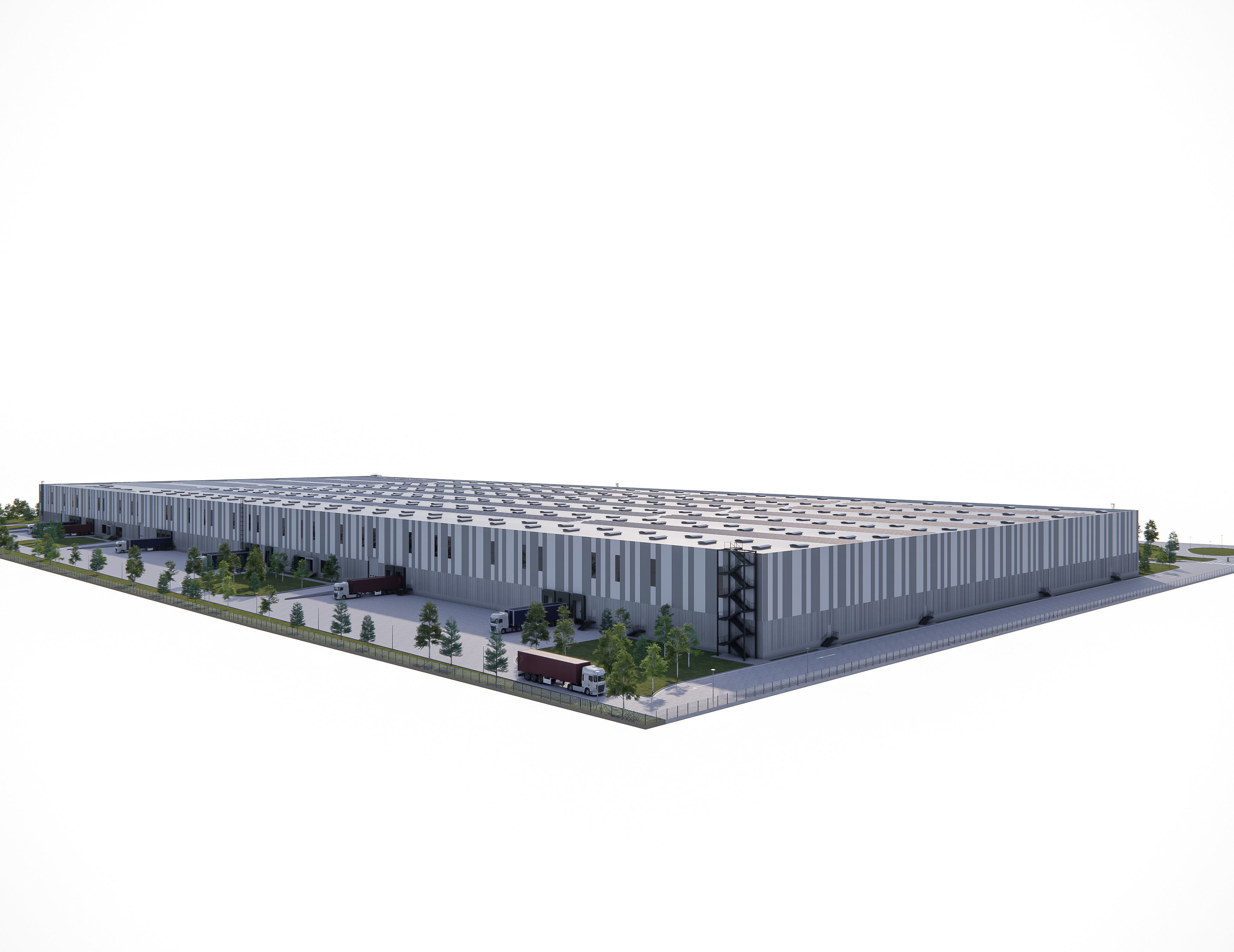 Industrial Hall 2 3D model_7