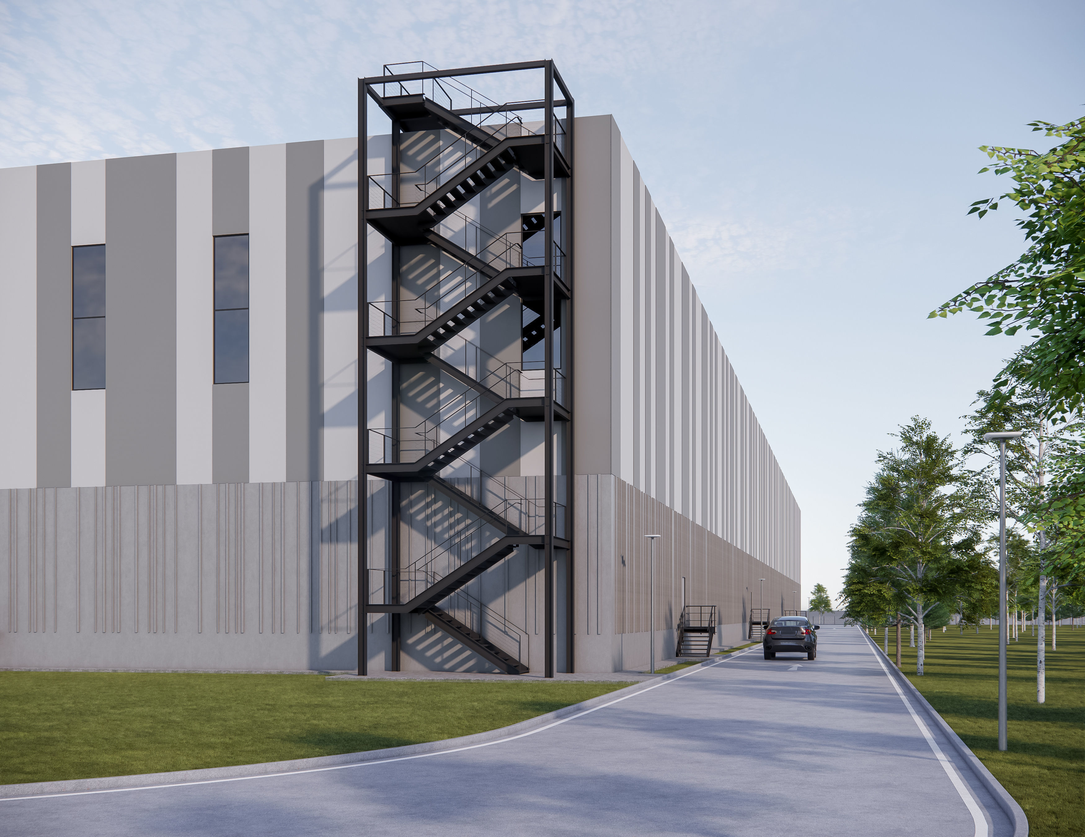 Industrial Hall 2 3D model_2