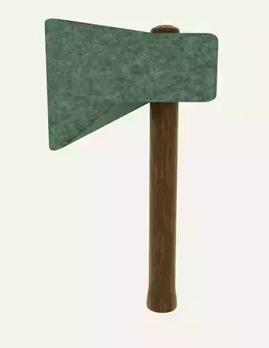 Lowpoly Axe Free low-poly 3D model