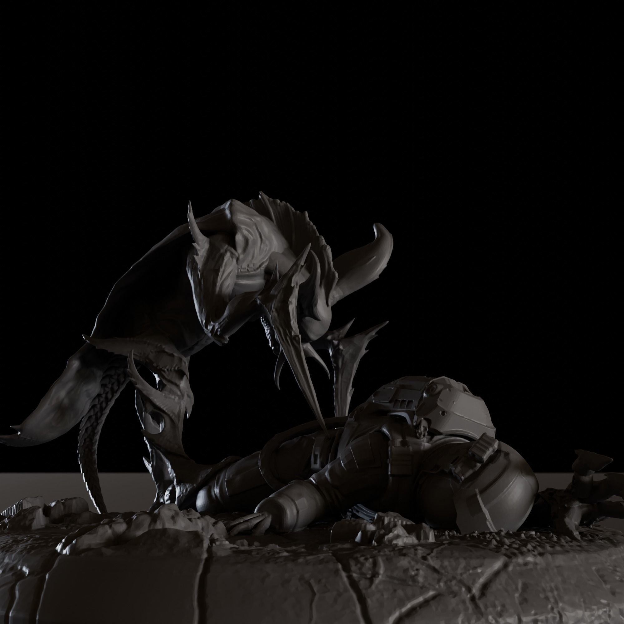 DEATH OF ASTRONAUT 3D print model_6