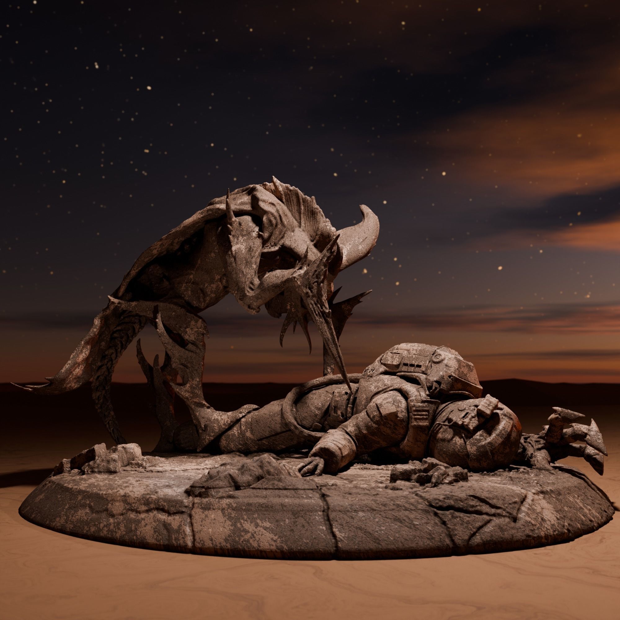 DEATH OF ASTRONAUT 3D print model_7