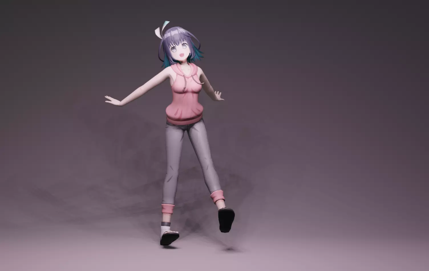 Anime Character - 16BIT Akisato 3D model