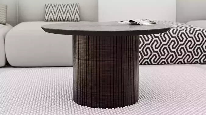 Small Circle Table 3D 3D model