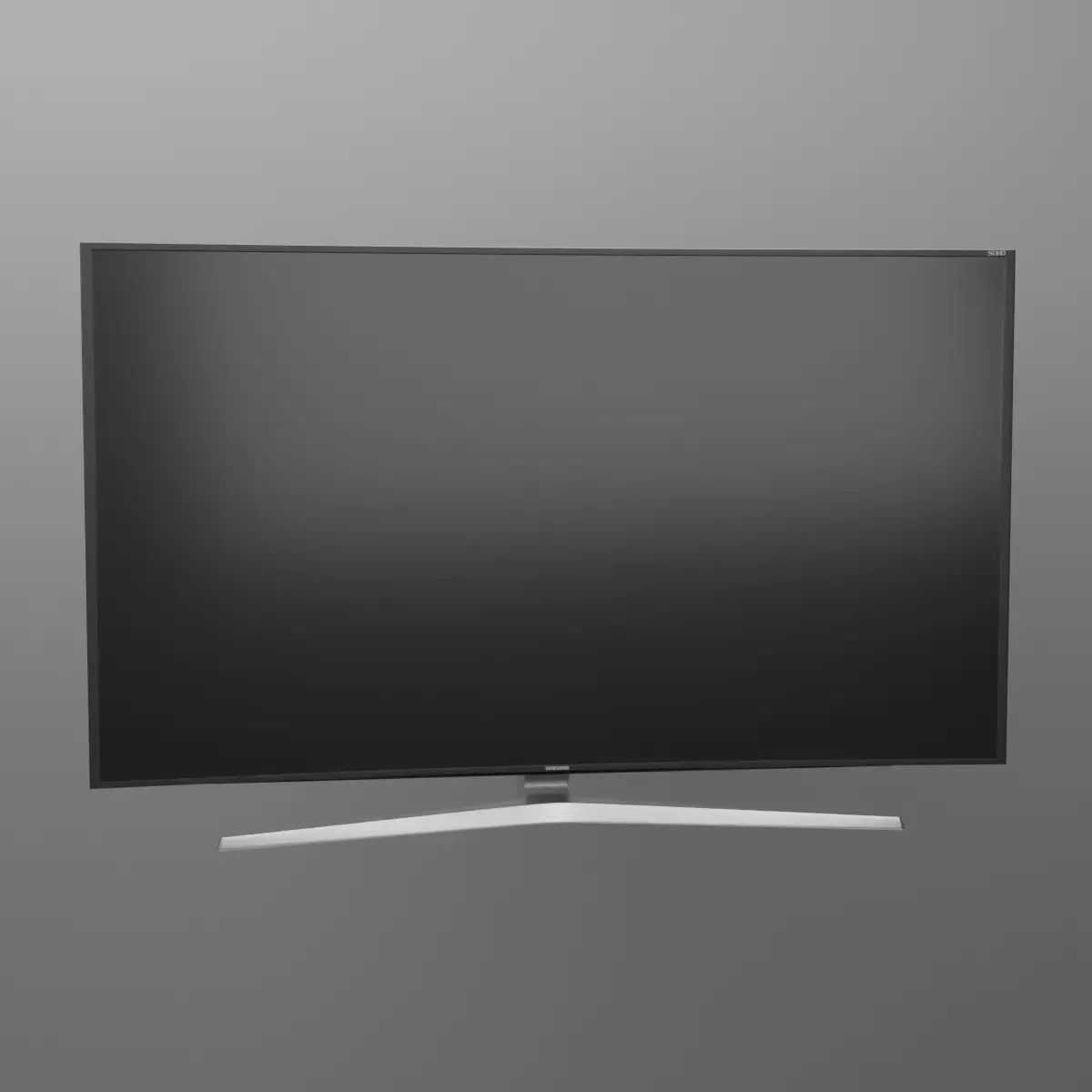 Samsung Curved Led TV 3D model_0