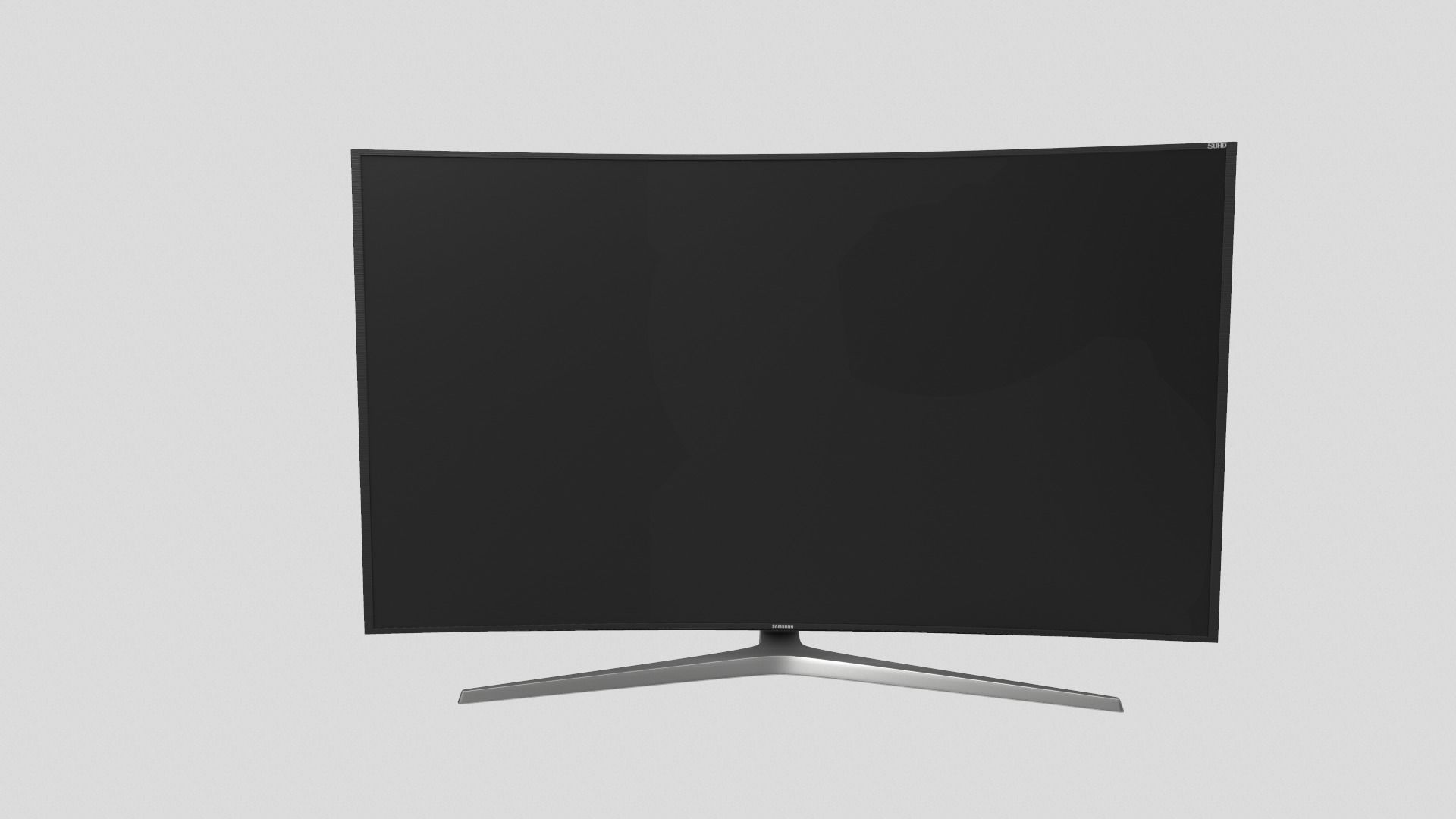 Samsung Curved Led TV 3D model_3
