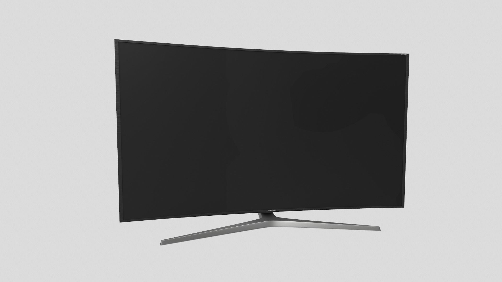 Samsung Curved Led TV 3D model_4