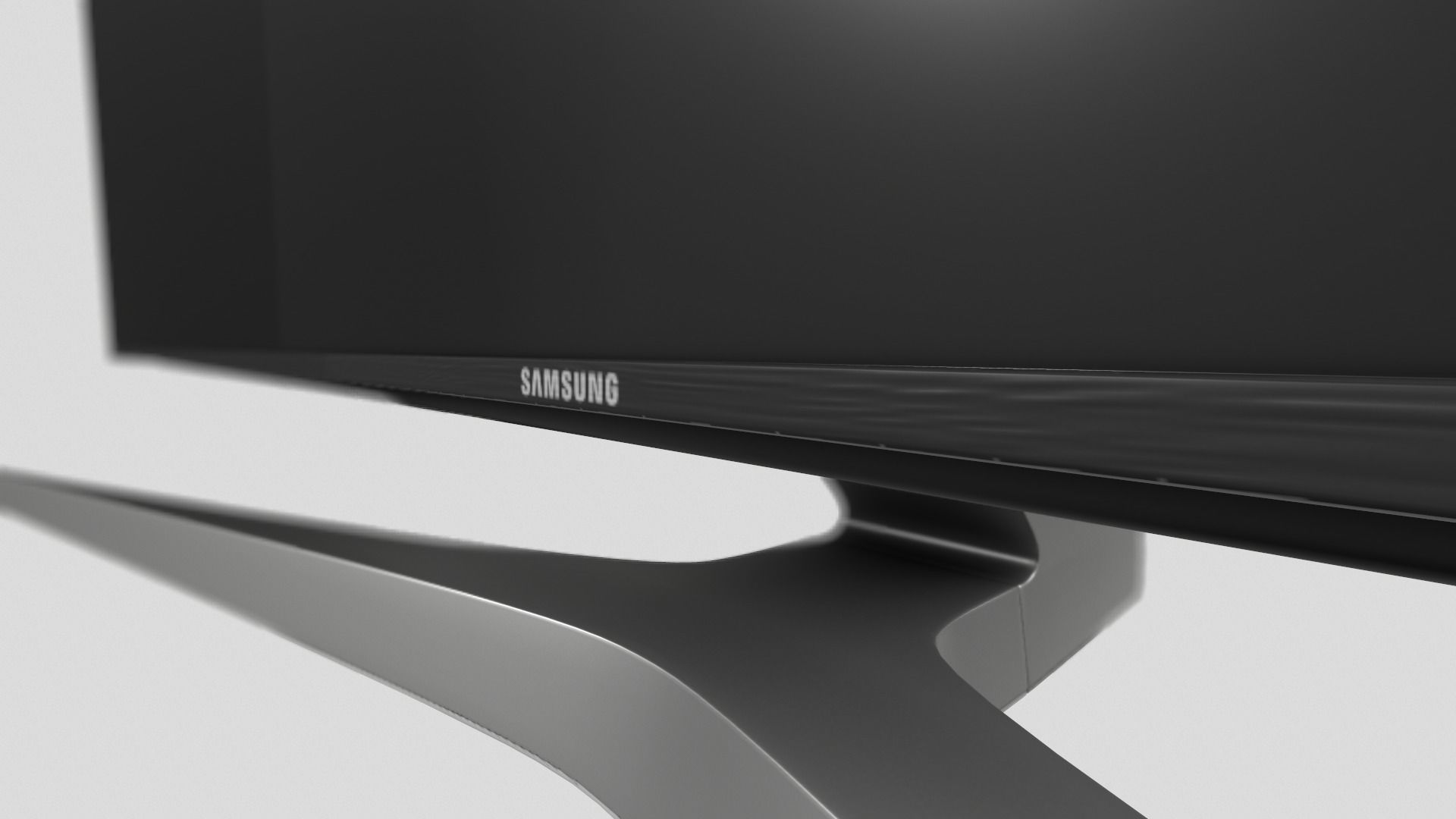 Samsung Curved Led TV 3D model_5