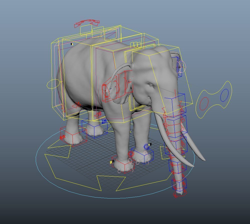 Elephant 3D model_4