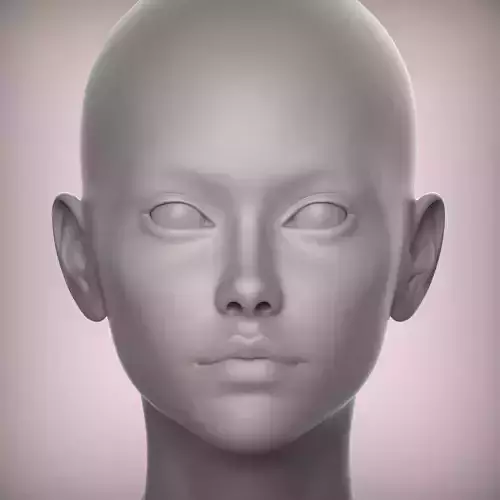 34 3D HEAD FACE FEMALE CHARACTER TEENAGER PORTRAIT DOLL 3D model 3D model 34 3D HEAD FACE FEMALE CHARACTER TEENAGER PORTRAIT DOLL 3D model 3D model