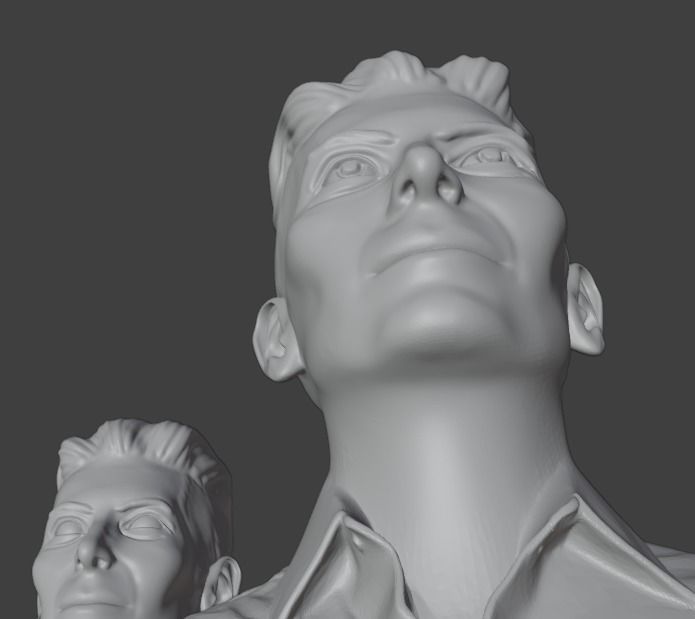 Tilda Swinton 3D print model_19