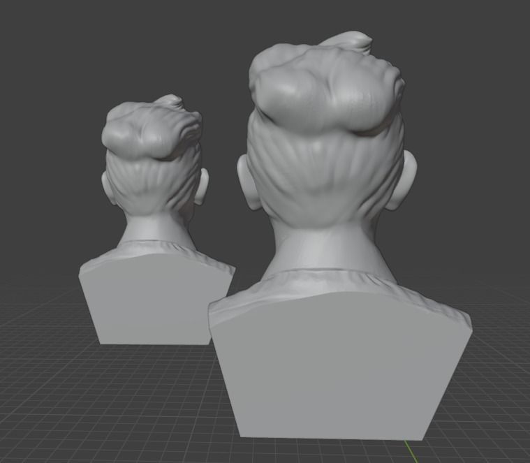 Tilda Swinton 3D print model_5