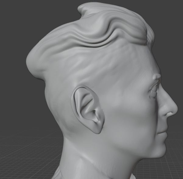 Tilda Swinton 3D print model_14