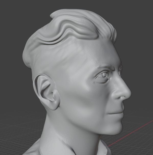 Tilda Swinton 3D print model_12