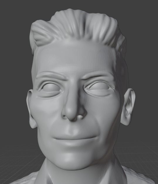 Tilda Swinton 3D print model_17