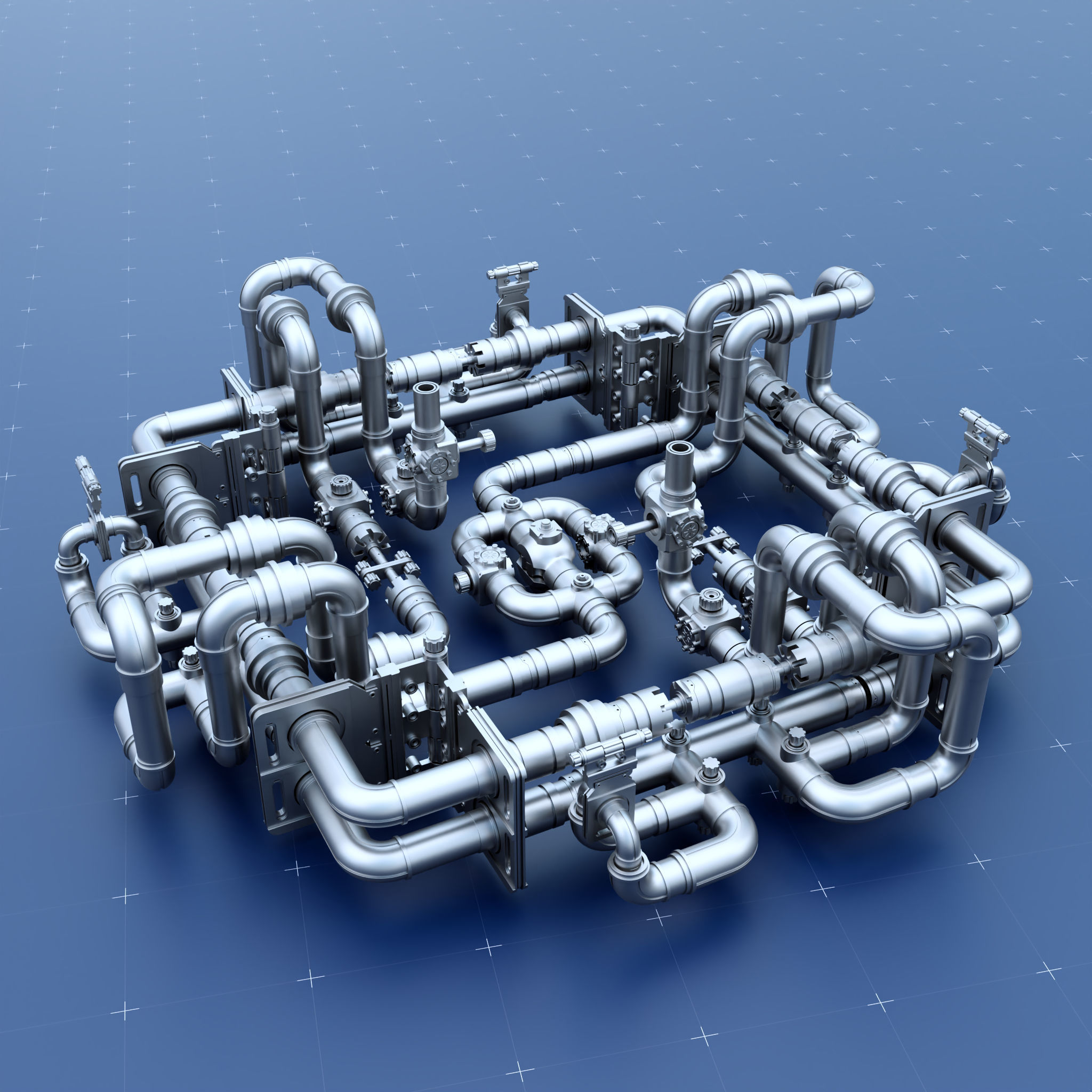 Sci-Fi Greeble Kitbash Pack 125 Models 3D model_2