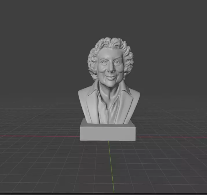 Margaret Atwood 3D print model
