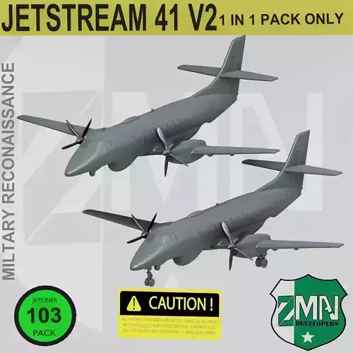 BAE JETSTREAM 41 V2 3D print model