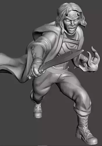 chaos goddess 3d printing STL model ready 