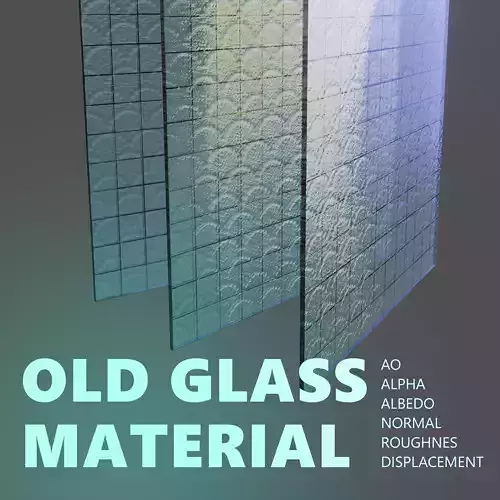 OLD GLASS MATERIAL