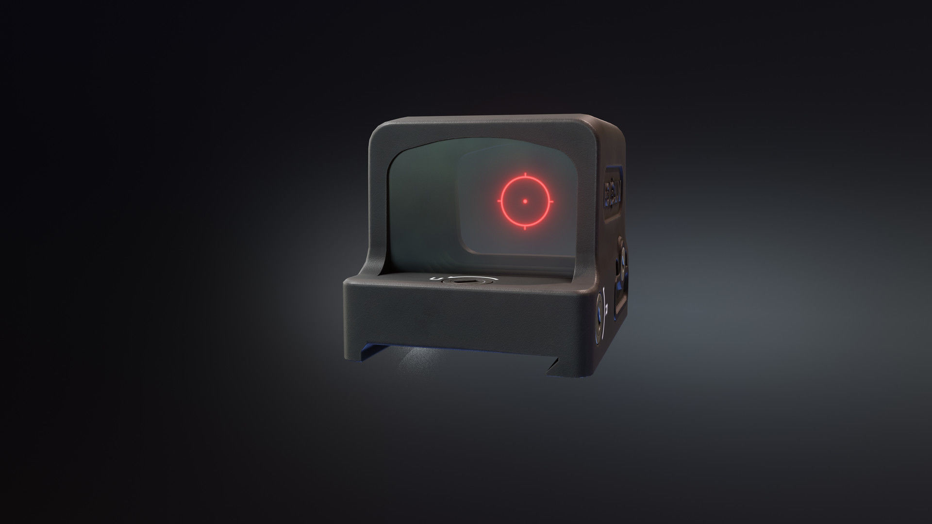 Holosun HE509T X2 Low-poly 3D model_3