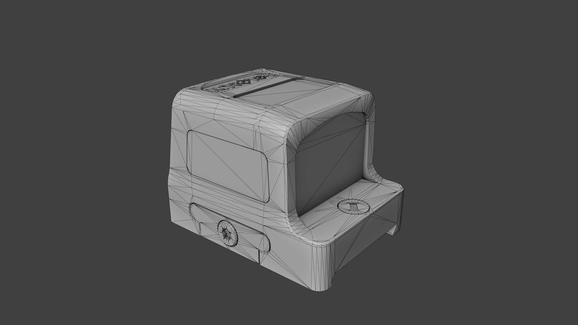 Holosun HE509T X2 Low-poly 3D model_5