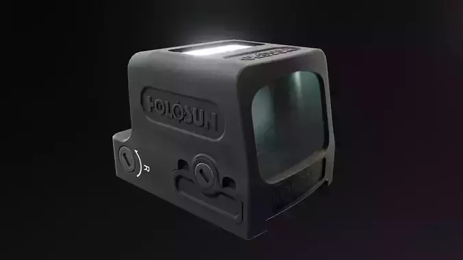 Holosun HE509T X2 Low-poly 3D model