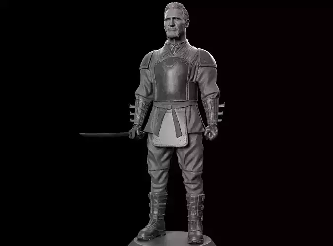 Ras al Ghul- Liam Neeson Figure 3D print model