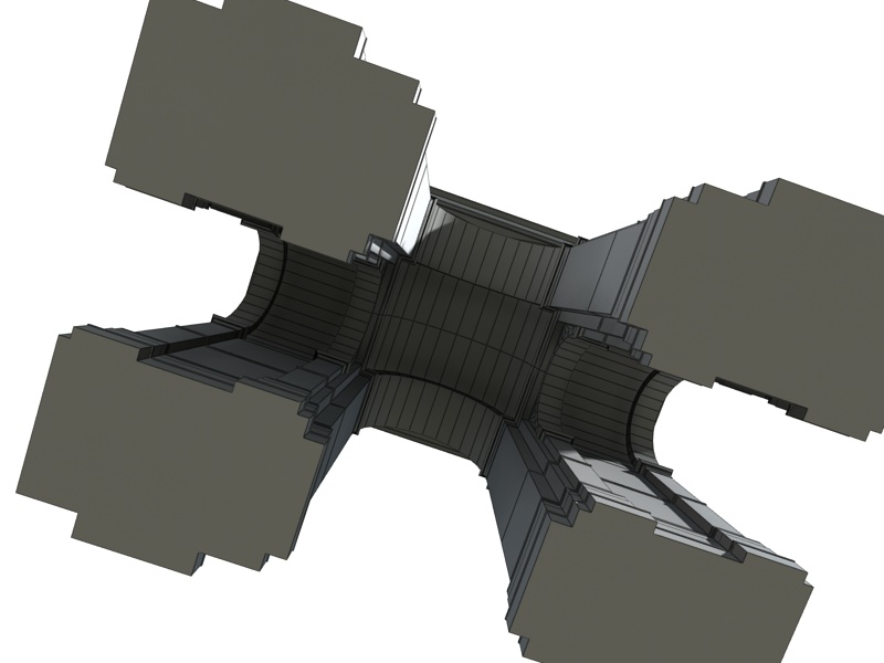 Arch of Triumph Low-poly 3D model_10