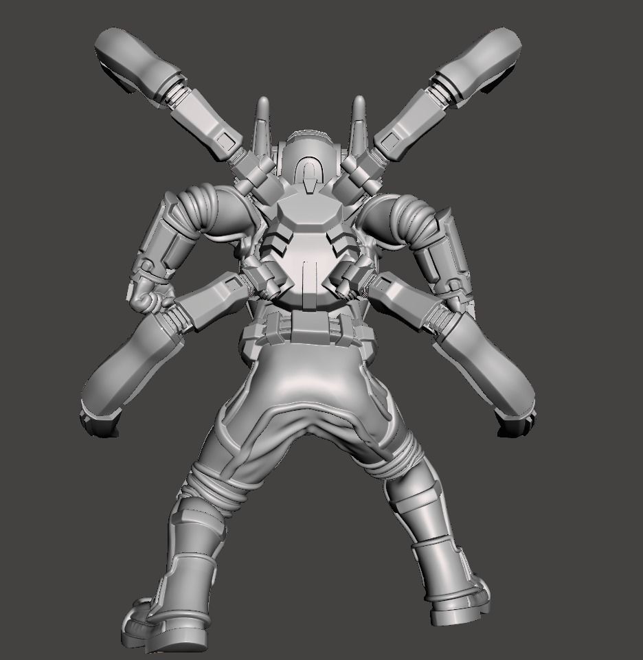 Hank pym standing 3d printing ready STL model 3D print model_3