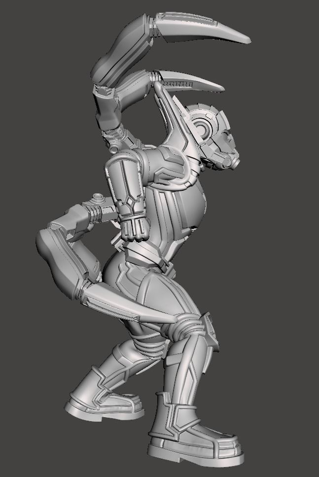 Hank pym standing 3d printing ready STL model 3D print model_4