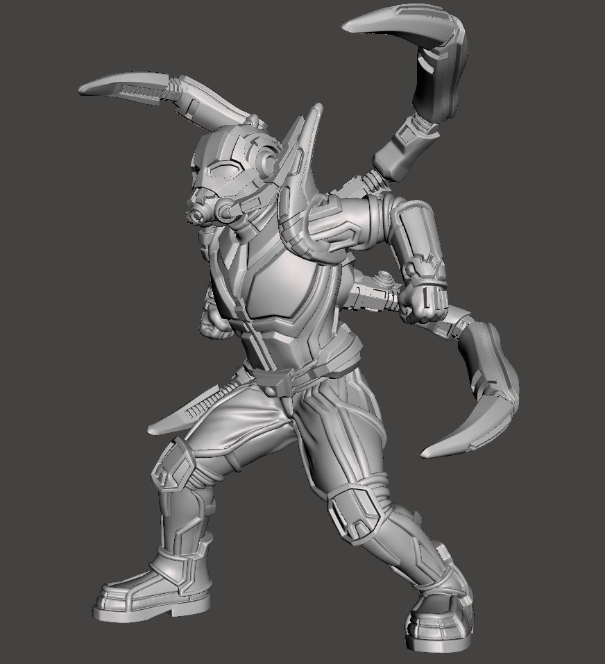 Hank pym standing 3d printing ready STL model 3D print model_1