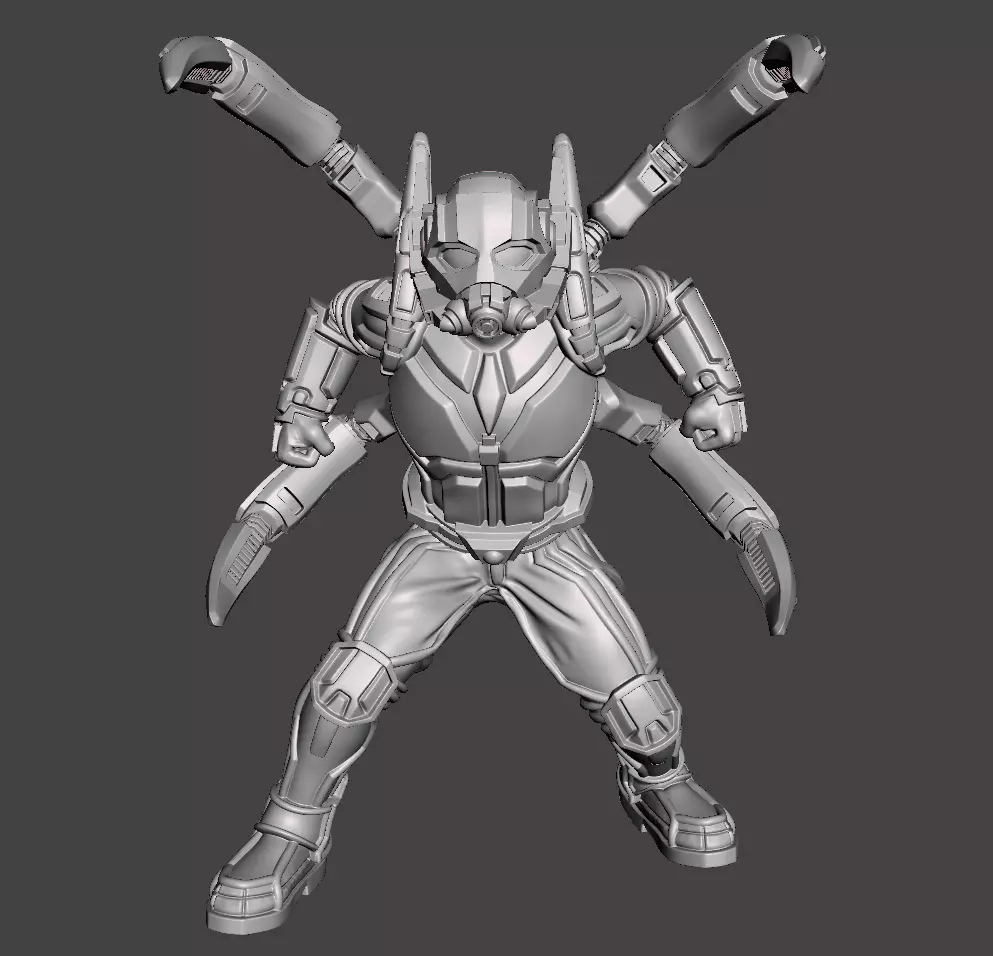 Hank pym standing 3d printing ready STL model 3D print model_0