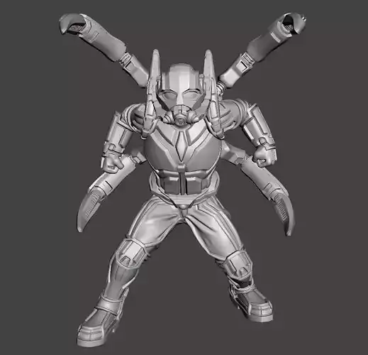 Hank pym standing 3d printing ready STL model 