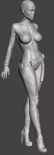 Lady deadpool 3D printing STL Model 