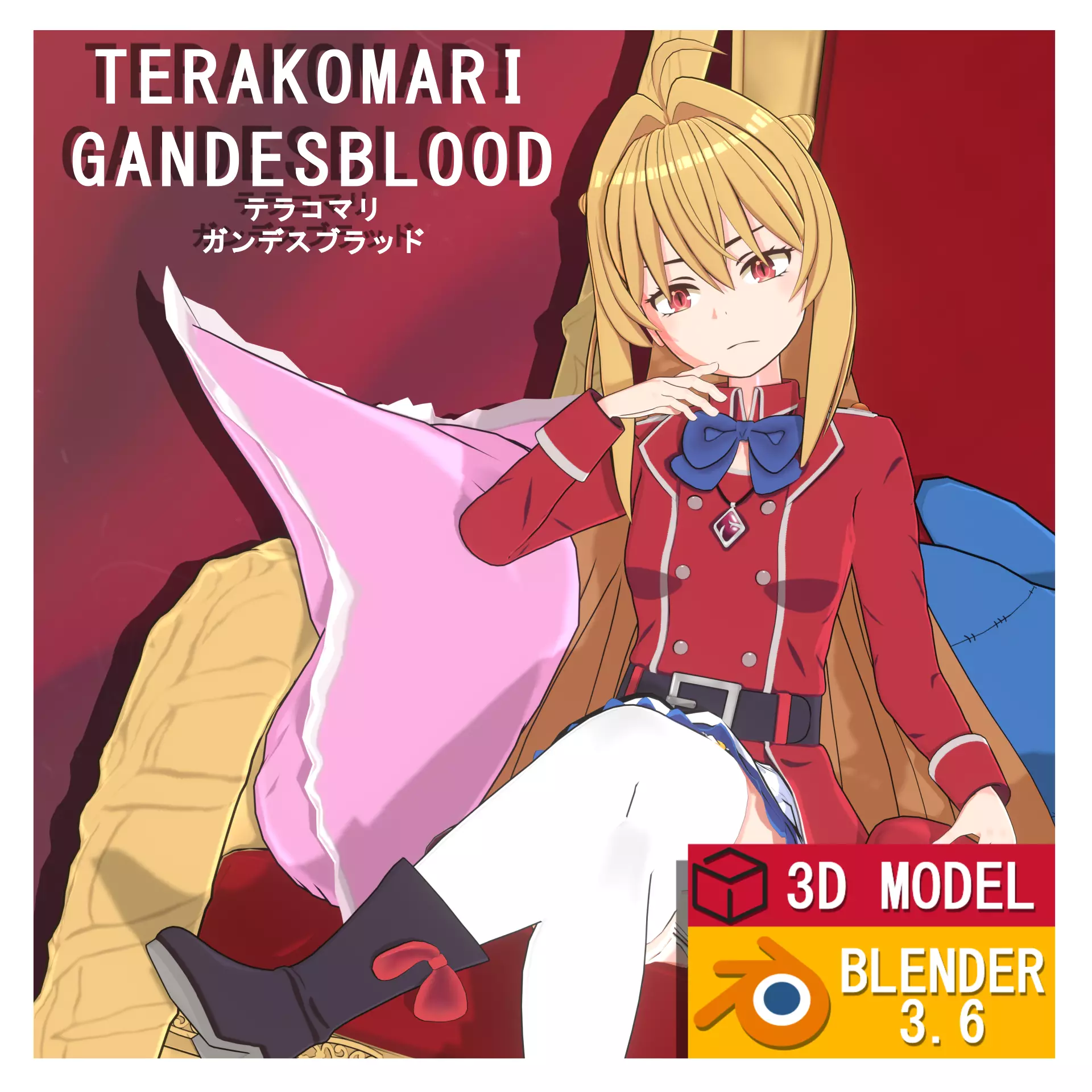 Terakomari Gandesblood - Blender 3D model