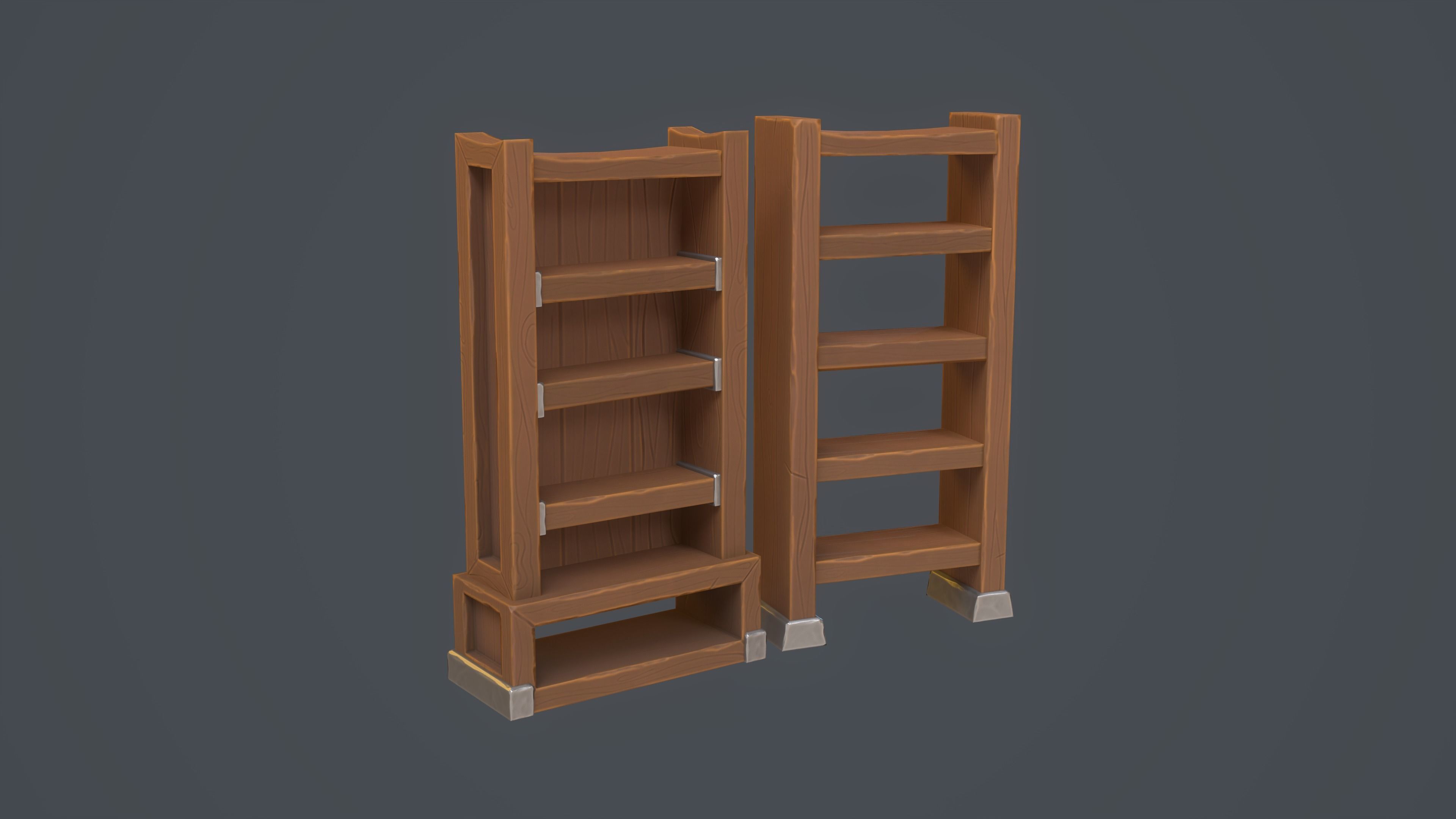 Stylized interior Modular   Low-poly 3D model_5