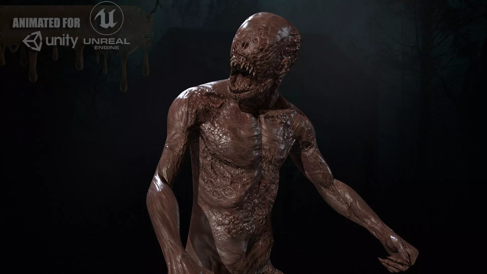 MutantZ1 Low-poly 3D model