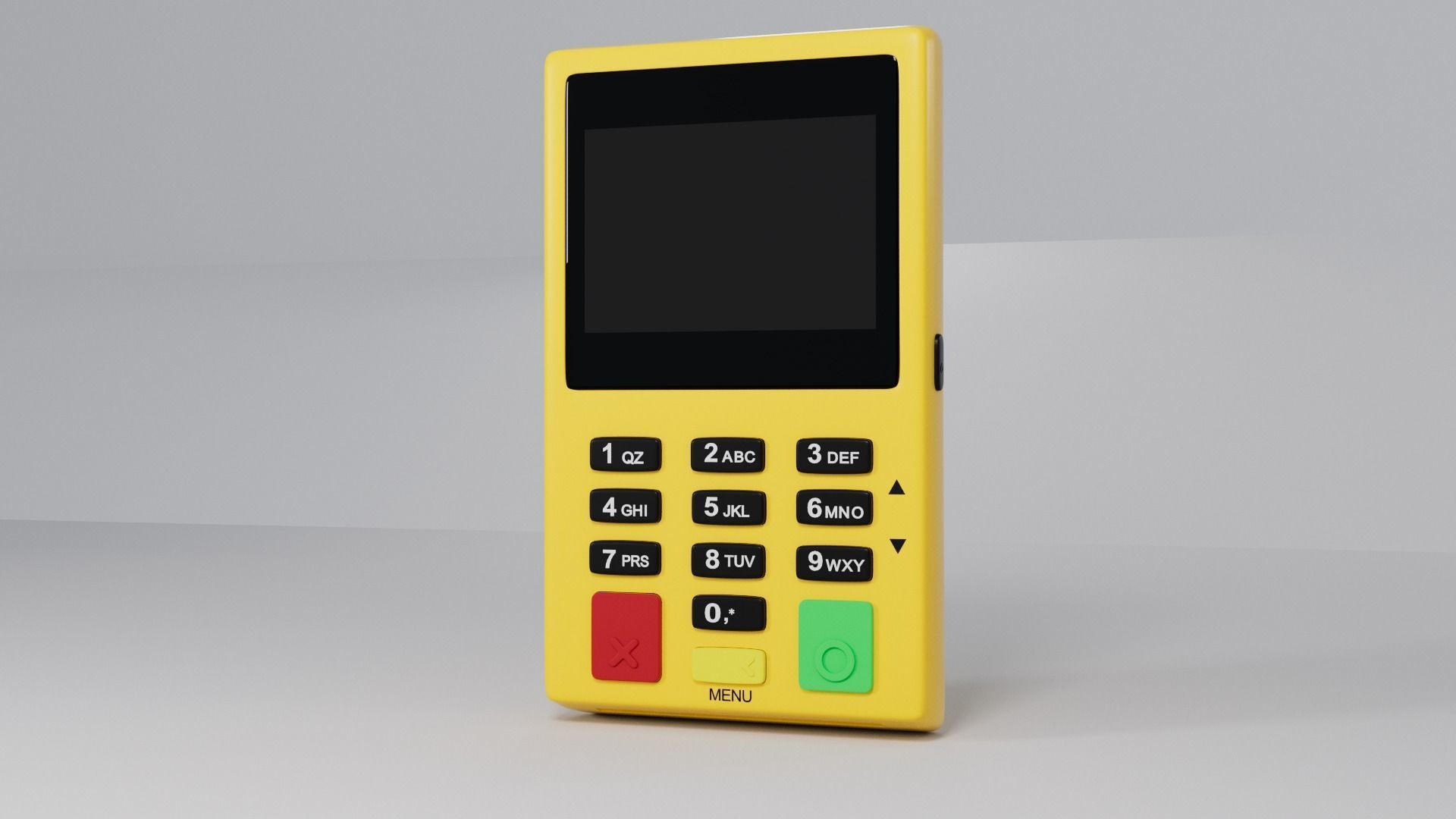 CARD MACHINE MODERNINHA PRO Low-poly 3D model Low-poly 3D model_3