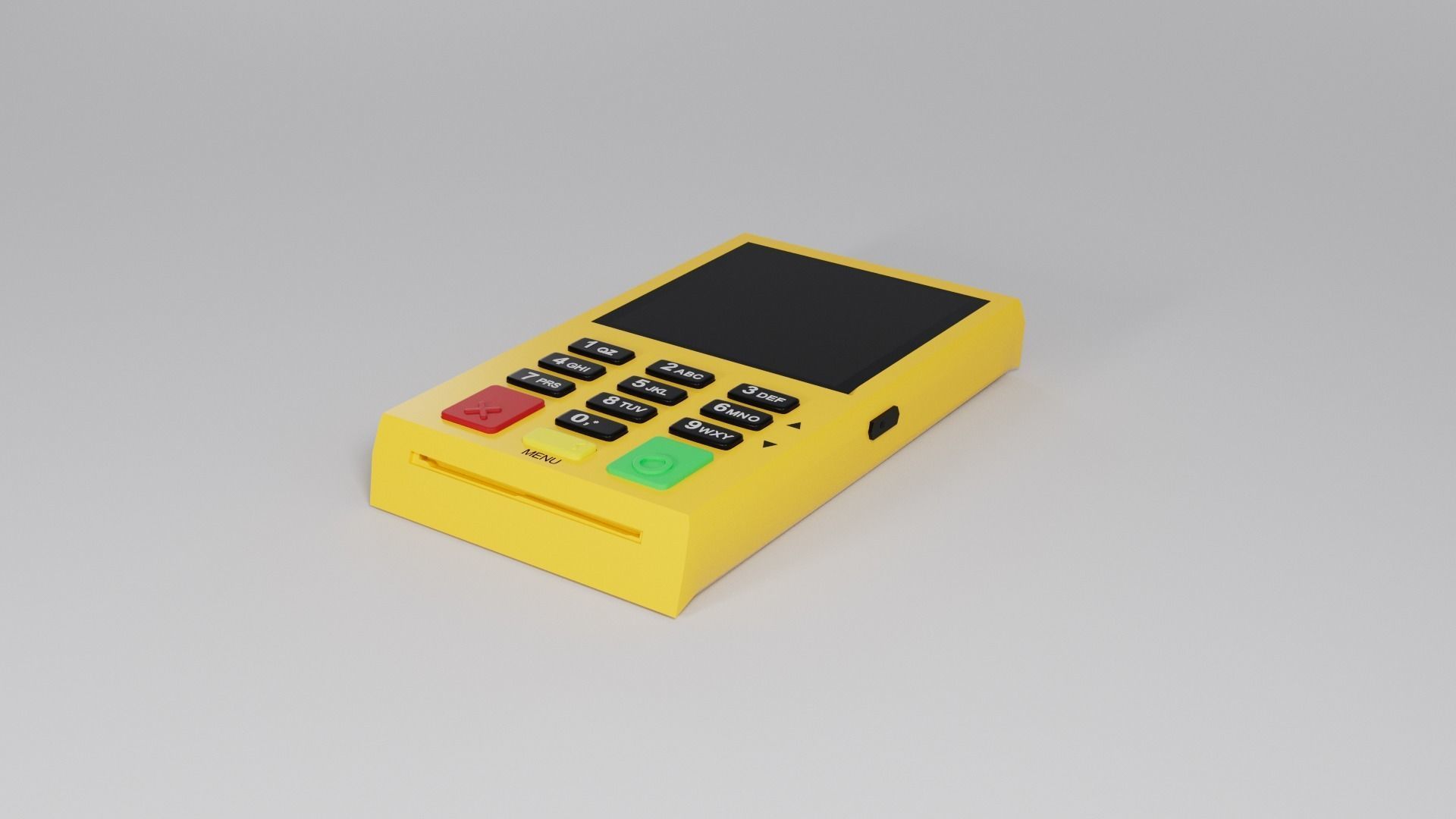 CARD MACHINE MODERNINHA PRO Low-poly 3D model Low-poly 3D model_4
